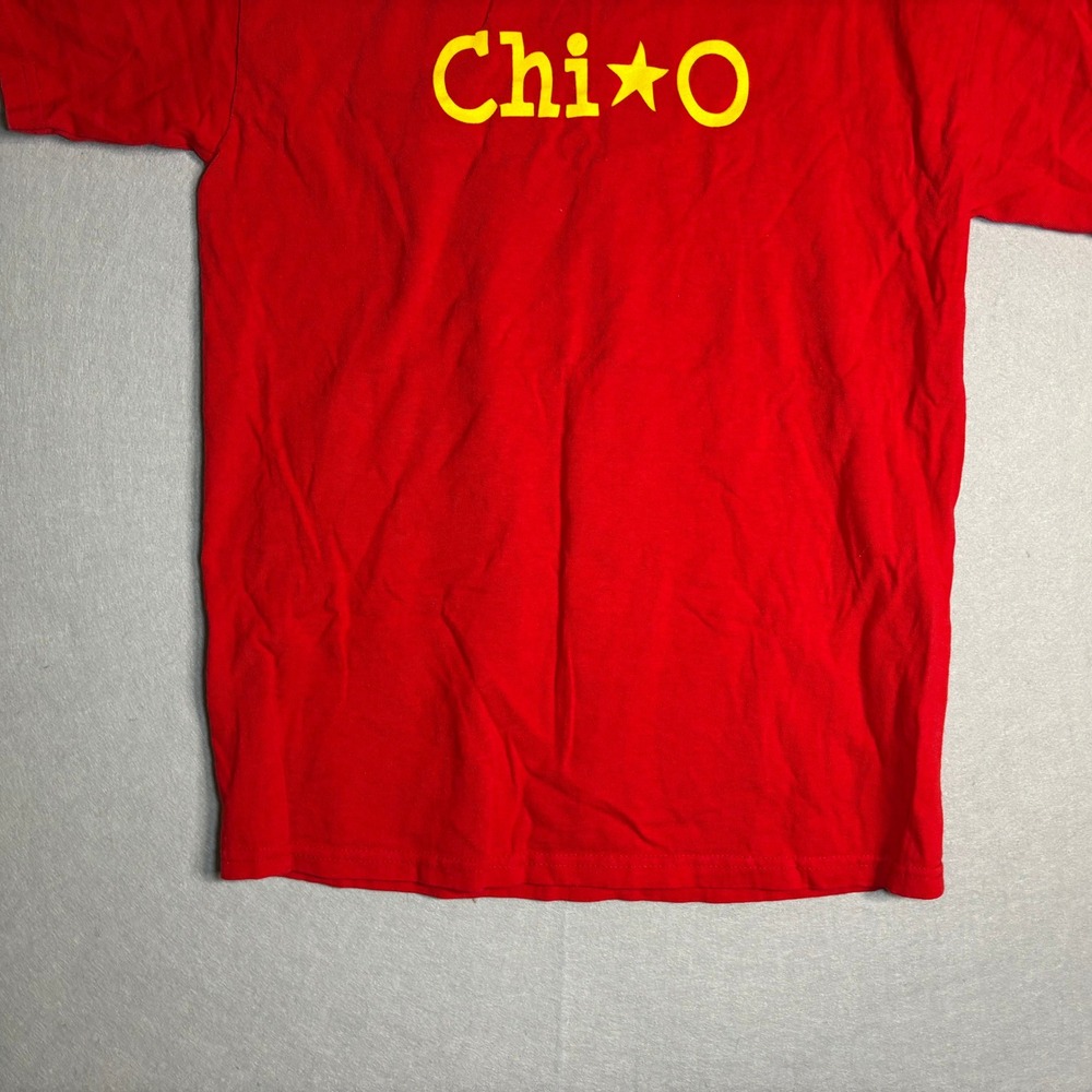 Delta Pro Weight Chi O Sorority Graphic T-Shirt Adult Small Red 2008 - Picture 9 of 16